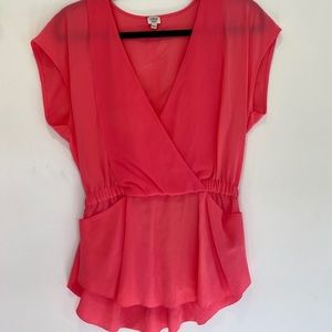 Hot pink Wilfred Silk Blouse